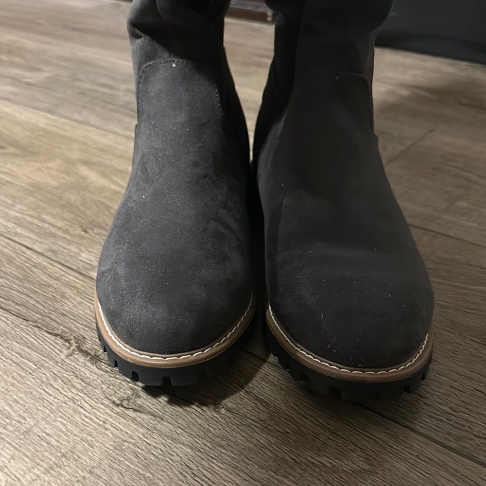 Black Suede Ankle Boots